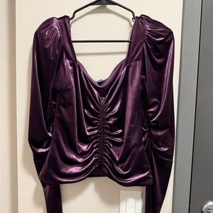 Express Deep Purple Blouse